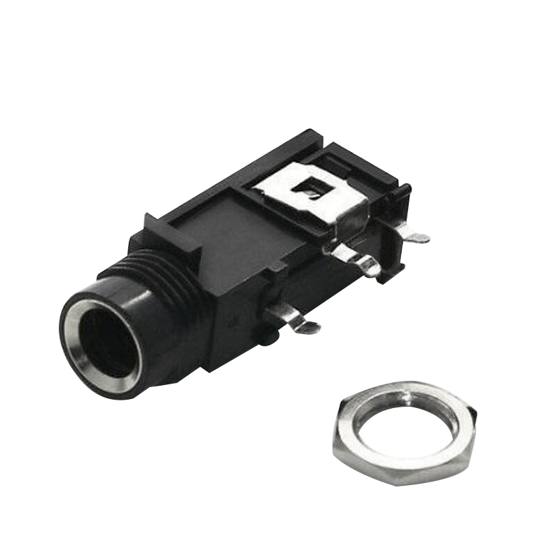 6.3mm Mono Gitar Jack Şase Yatık PK-5842