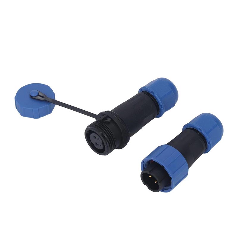 SD16 2 Pi̇n Konnektör Takımı Erkek Di̇şi̇ Su Geçi̇rmez PK-5854