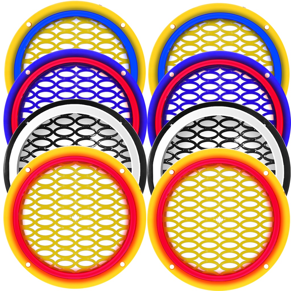 Ledli Taraftar Hoparlör Kapak 20cm 2 Adet Poke PK-5904