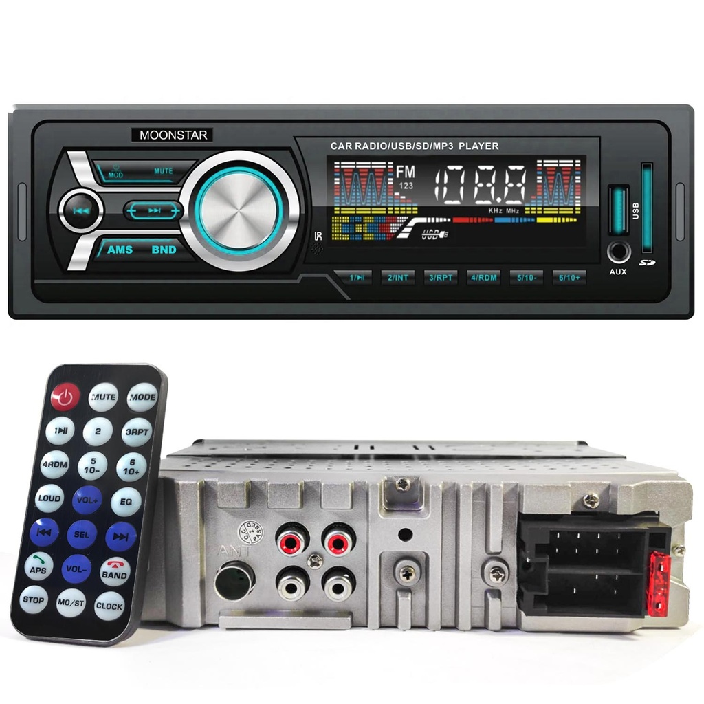 Oto Teyp 4x50w 7388 Entegre Aplikasyon Bt 2usb Sd Fm Aux Moonstar Bms-4204 
