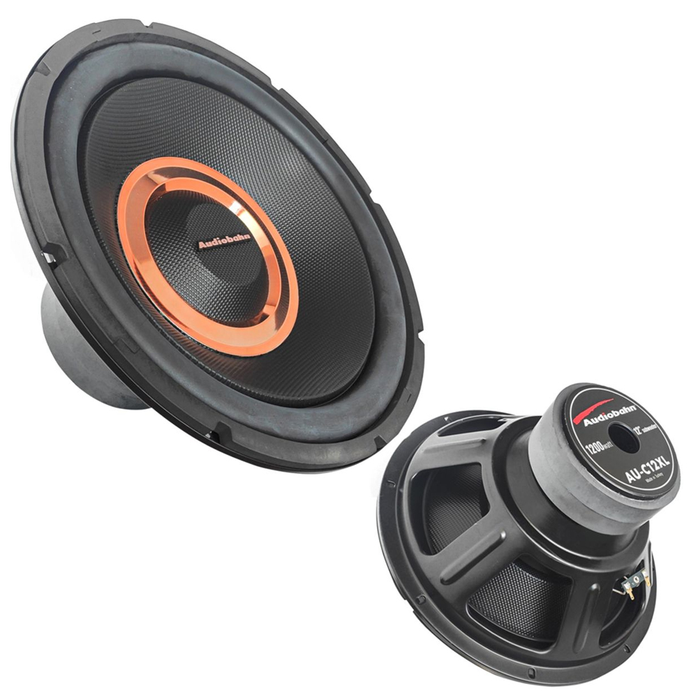 Oto Bass Subwoofer İnfinity Çift Magnet 1200w 30cm 700rms Audiobahn AU-C12XL  