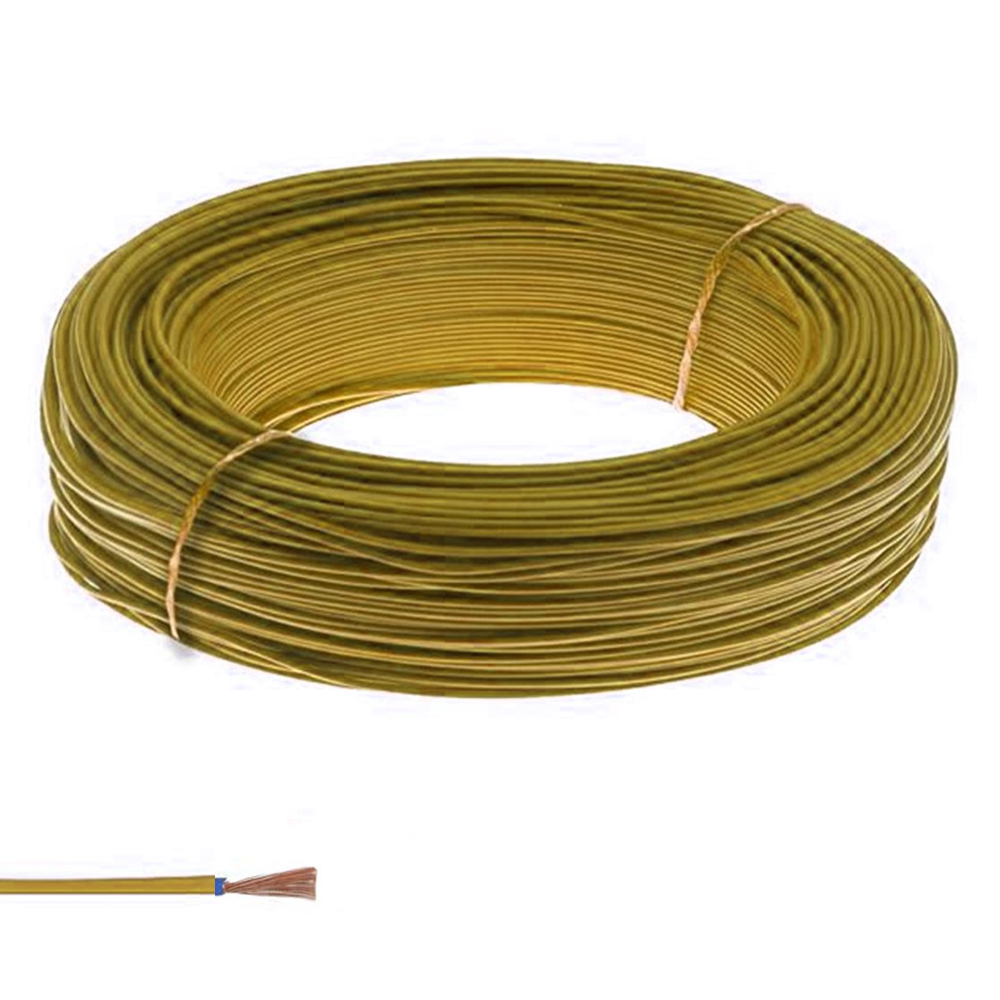 0.50 NYAF Kablo Tek Damar Sarı 200mt Poke PK-1026