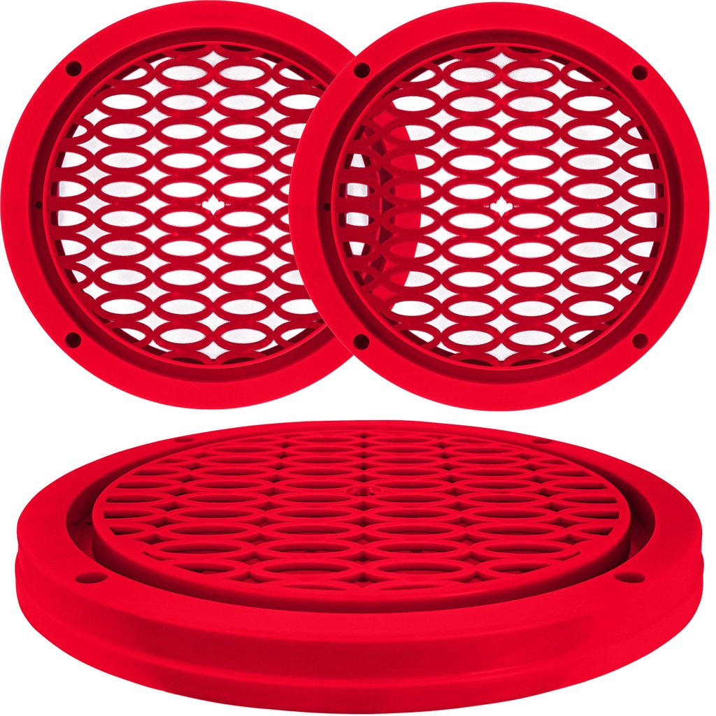 Renkli Hoparlör Kapak 16cm Led Takılabilir 2 Adet Poke PK-5921