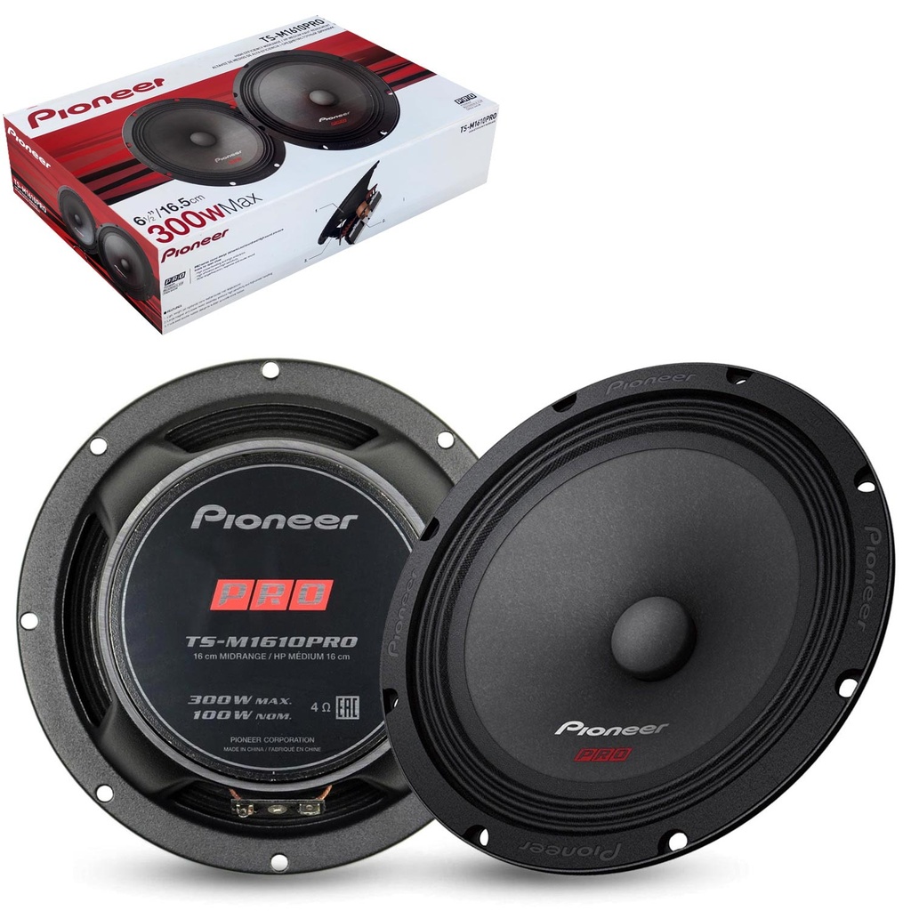 Oto Midrange 16.5cm 300w 2 Adet Pioneer TS-M1610PRO