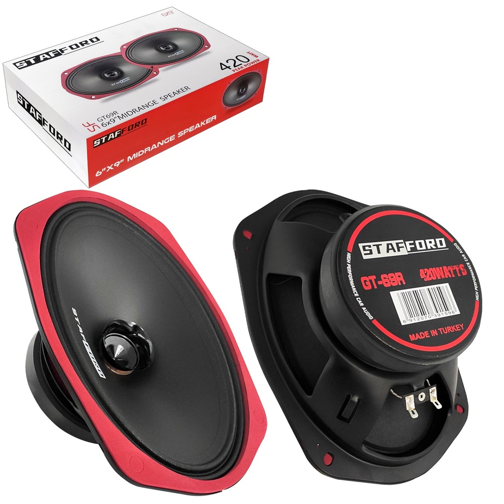 Oto Midrange Oval 420w Rms140w 2 Adet Stafford GT69R  R42