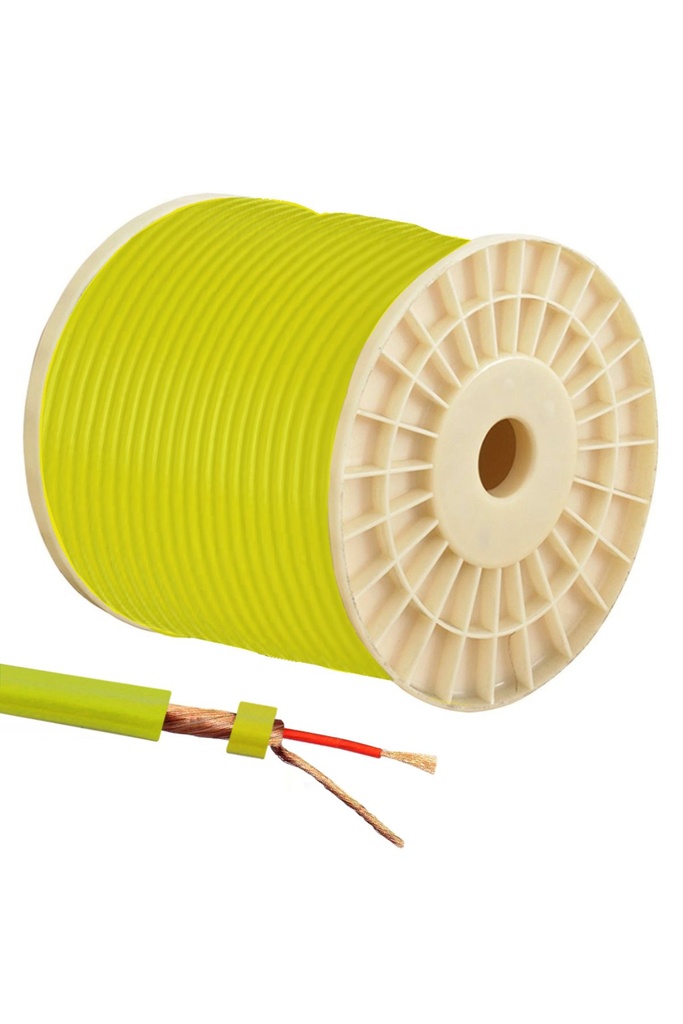 0.50 Full Bakır CU Mono Mikrofon Kablosu N70 50mt Sarı Poke Pk-1211