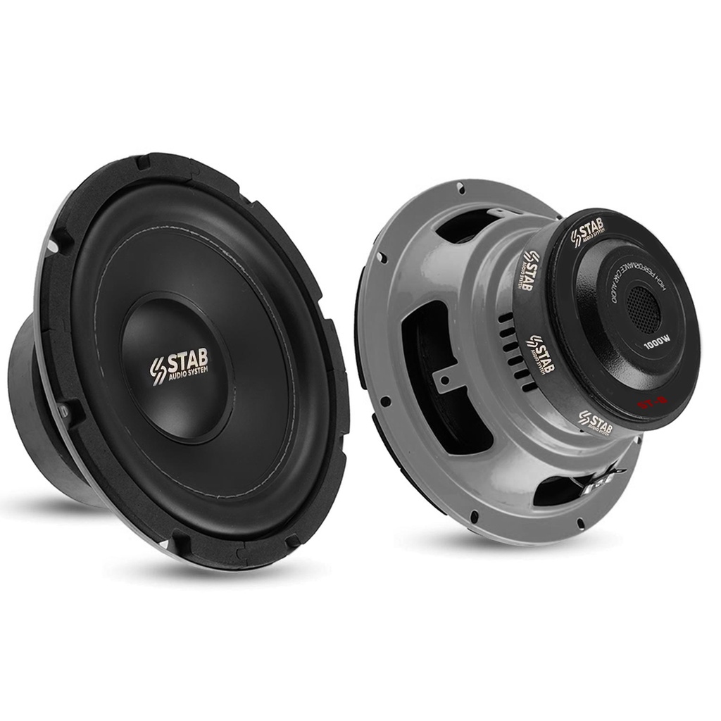 Oto Bass Subwoofer 1000w 20cm 250rms Stab St-8
