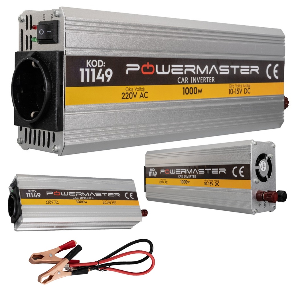 İnverter 1000w 12v 220v Modified Sinus Ac PM-11149   