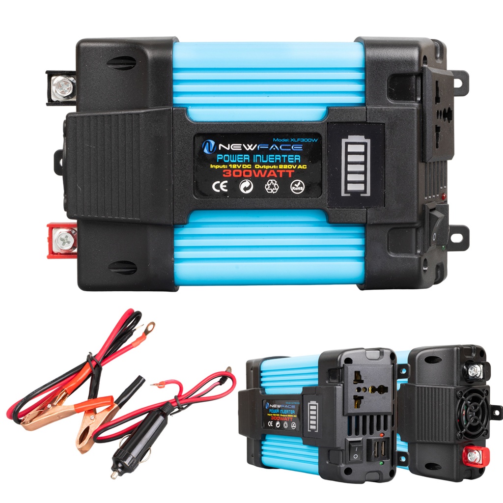 İnverter 300w 12v 220v Modified Sinus Newface XLF-300W   R10