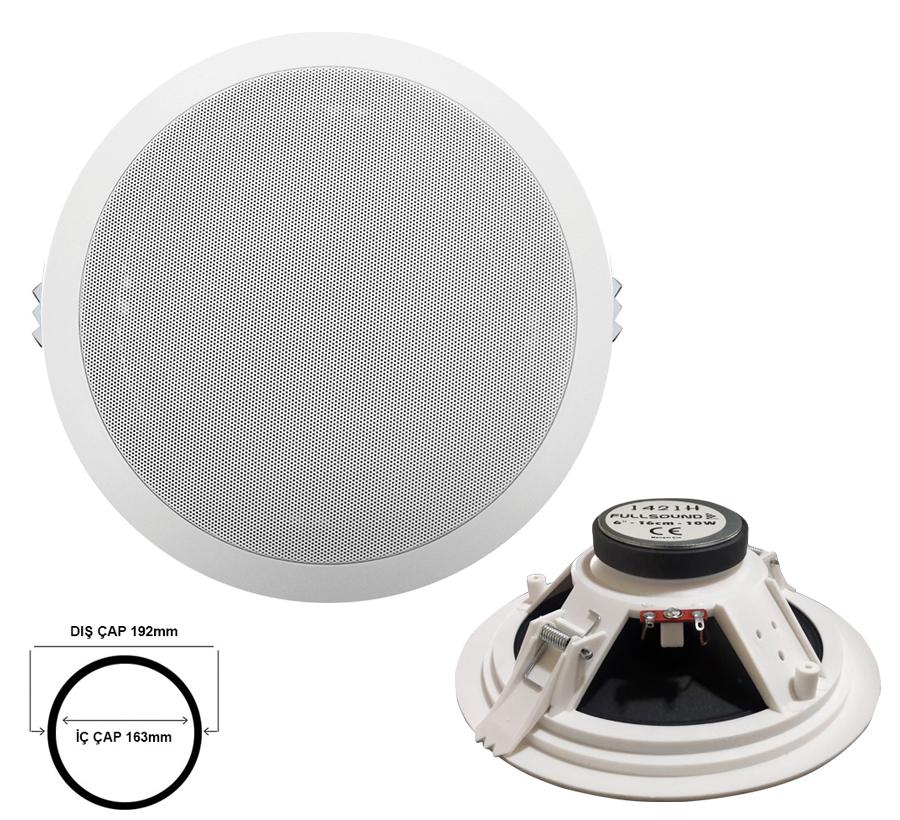 Alçıpan Tavan Hoparlör 16cm 100w Universal TSY-1600