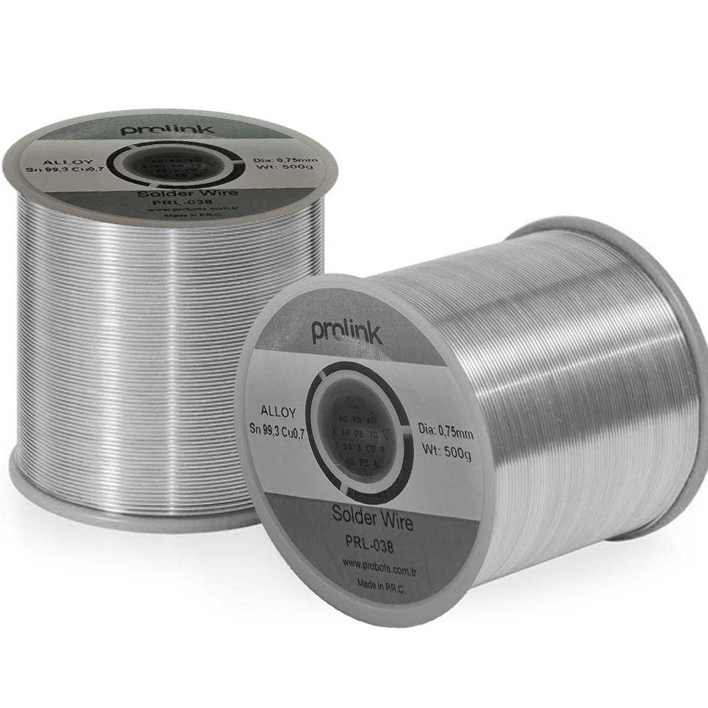 Lehim 500gr 0.75mm 99.3/0.7 Kurşunsuz Prolink PRL-038 R35