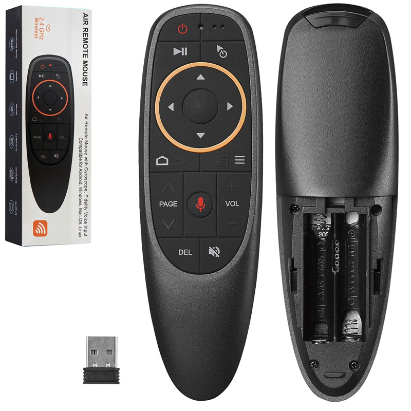 Akıllı Kumanda Fly Air Mouse Ses Komutlu Smart TV TVBOX PC-Telefon Uyumlu PK-7046