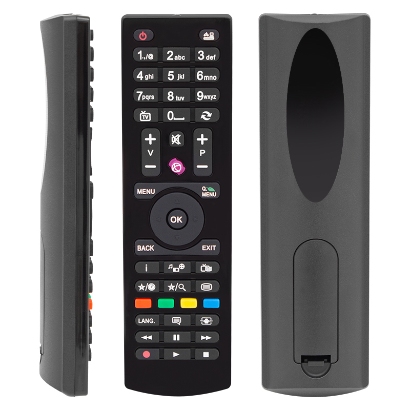 Vestel Seg Regal Mini Mor Yuvarlak Göbek LCD LED TV Kumanda  Poke PK-7036