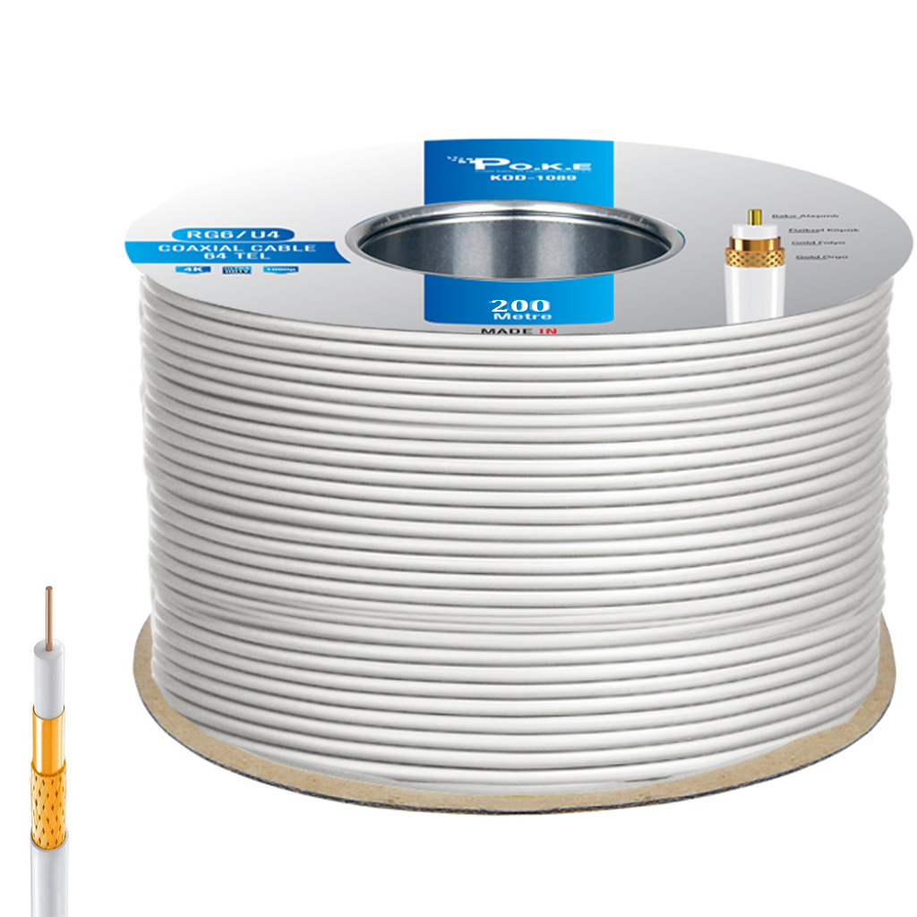 Anten Kablosu RG58/U4 Mini Gold 200mt Poke PK-1069