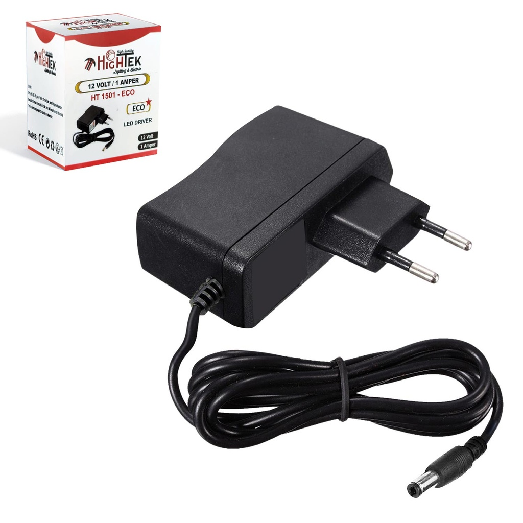 Adaptör 12v 1a Hightek HT-1501 R7