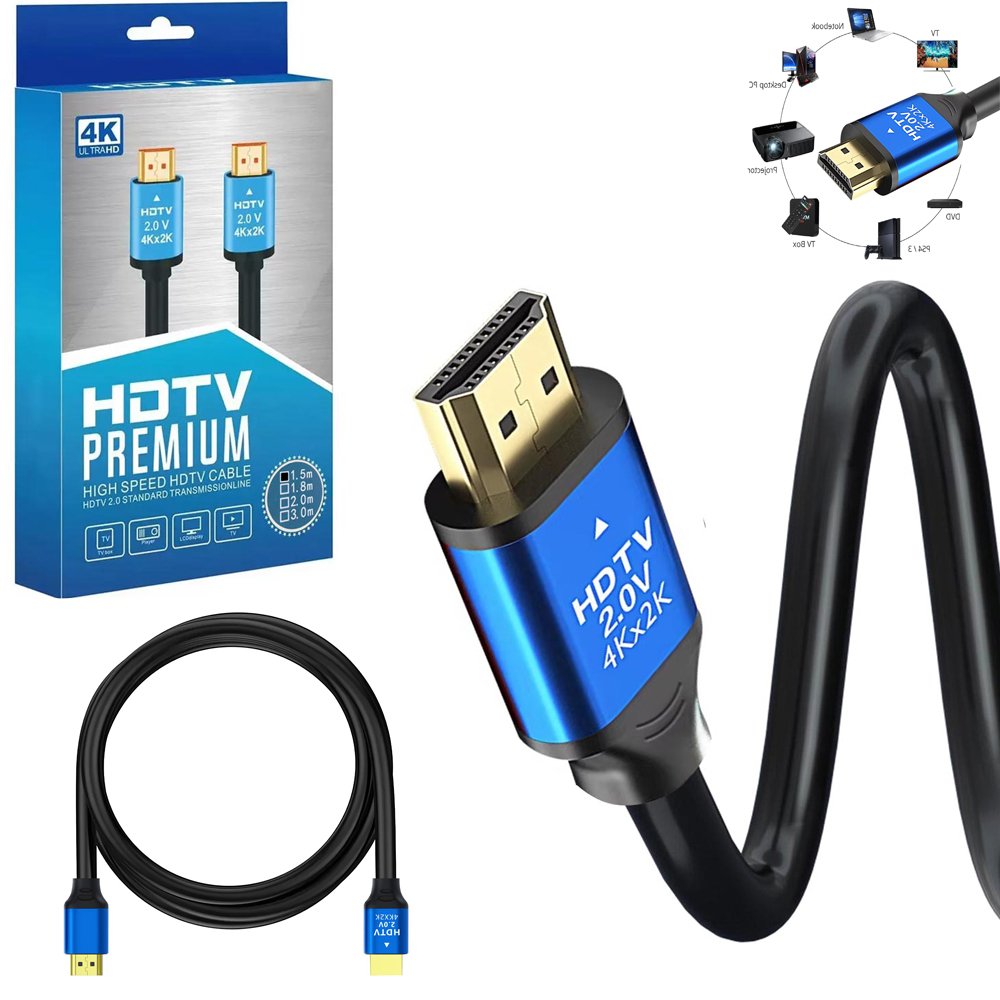 Hdmi Kablo 2.0v HDTV 4K 60hz 1.5mt Poke PK-6851