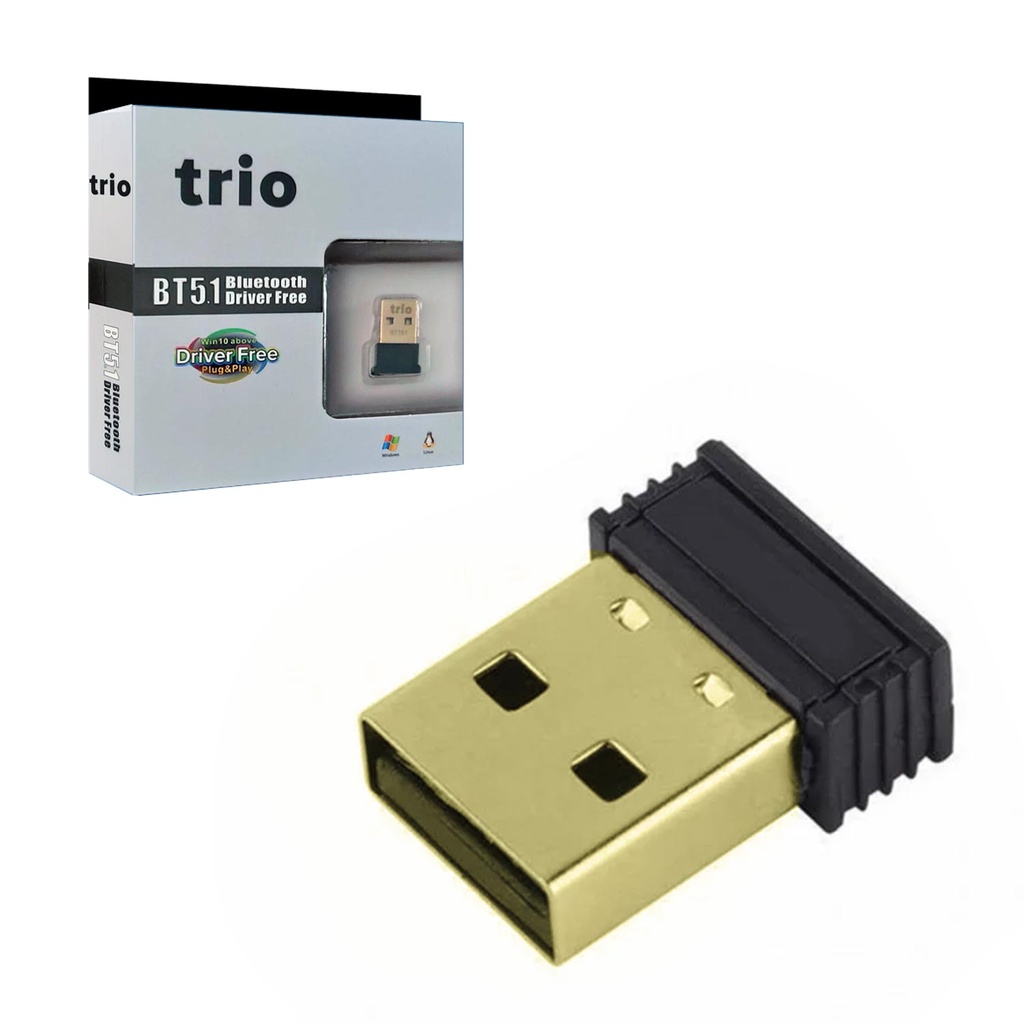 Usb Bluetooth Adaptör Dongle 5.1 Trio BT-5.1