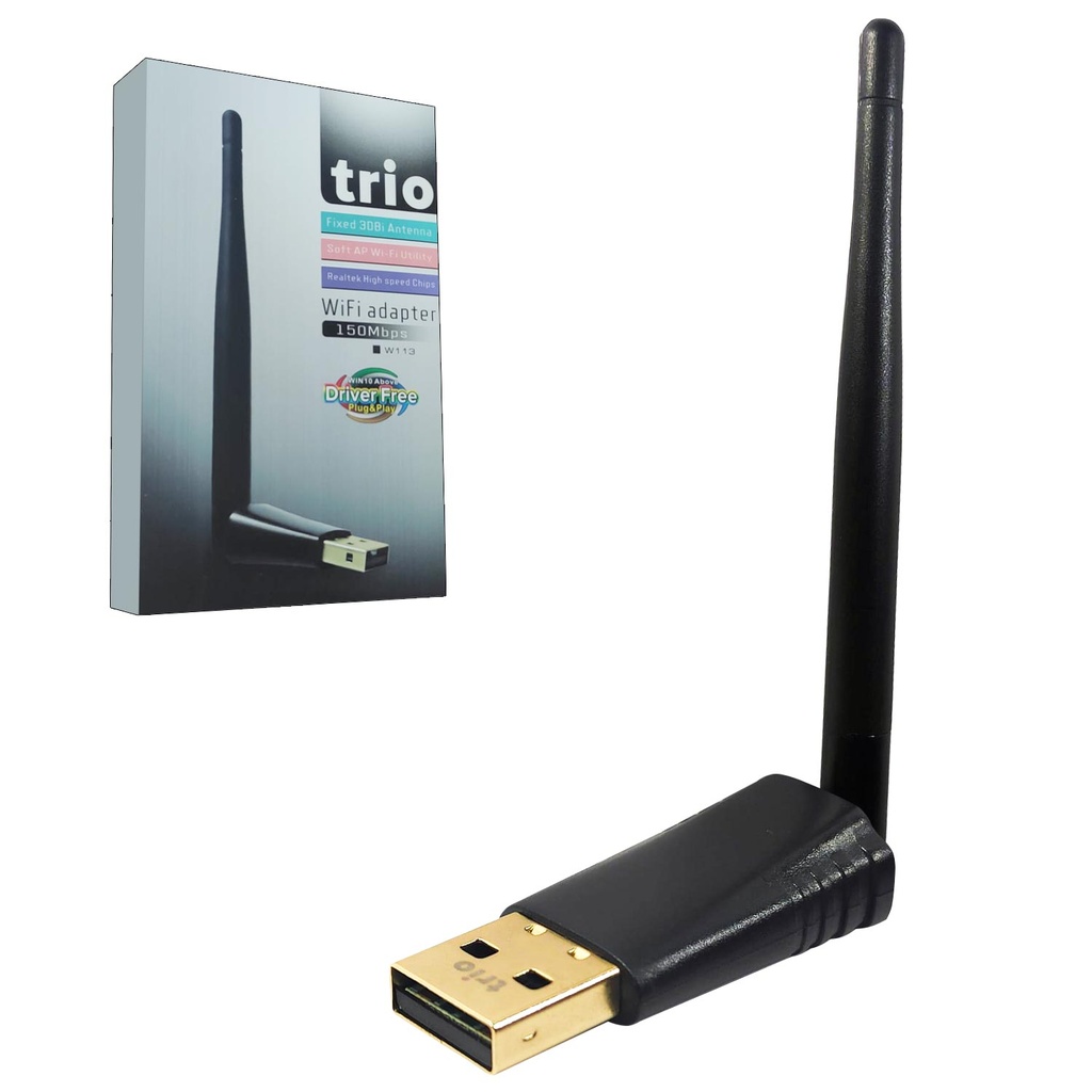 Uydu Wifi Adaptör 3 Dbi 7601 Trio W-113  R32