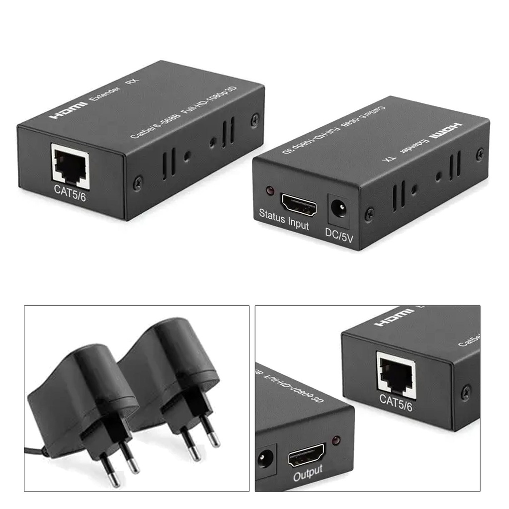 Hdmi Extender 60m Gabble Gab-HDEX60  B1