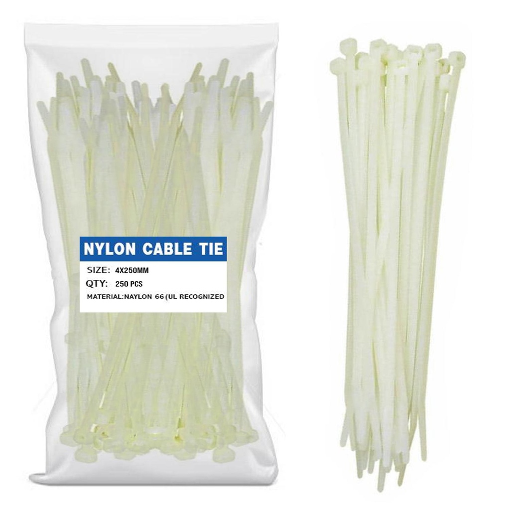 Kablo Bağı Cırt Kelepçe 25cm 250 Adet Gabble GAB-KB250  