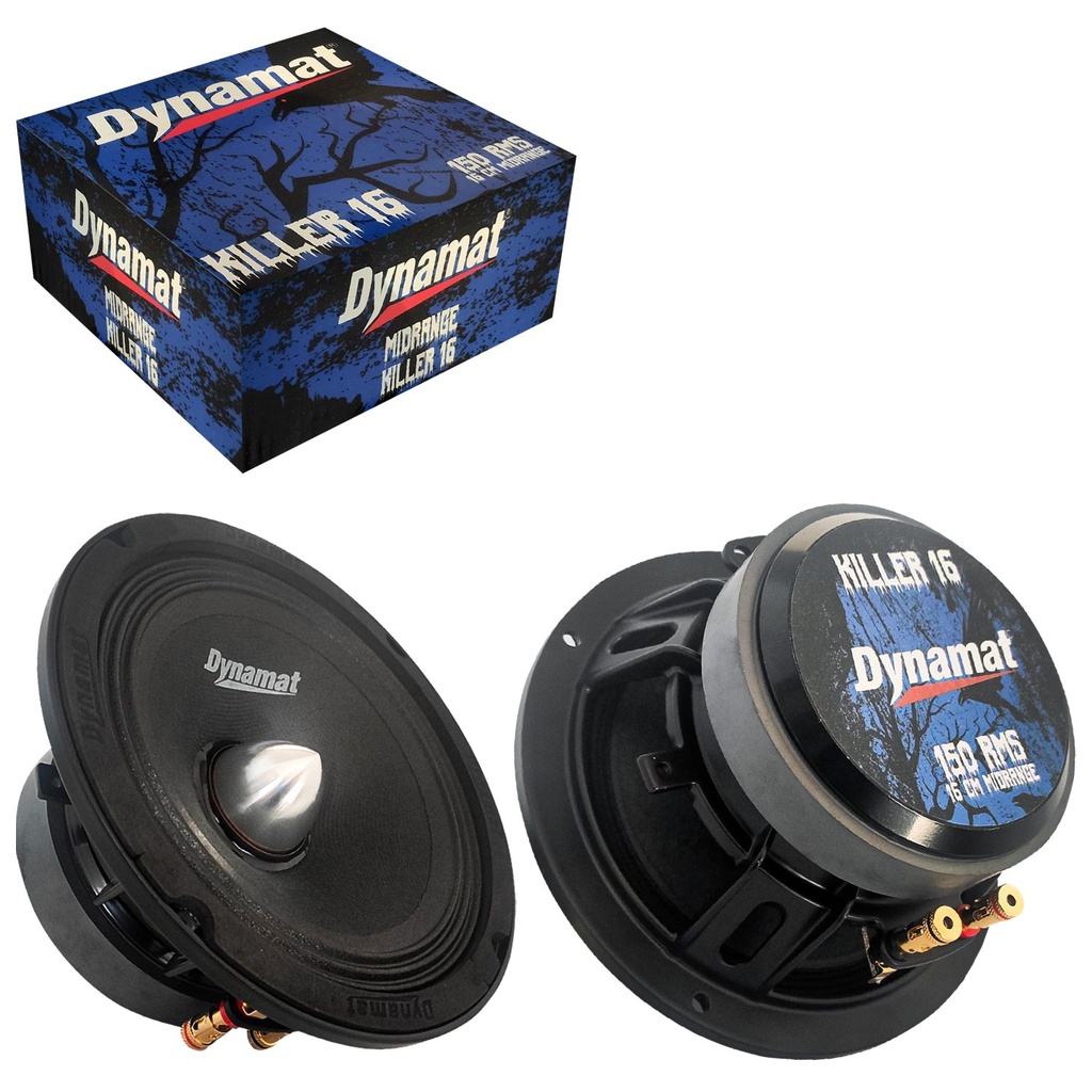 Oto Midrange 16cm RMS 150w 2 Adet Profesyonel Dynamat KILLER-16