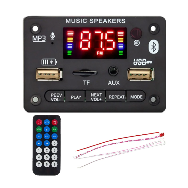 Dijital Bord MP3 Usb 2x40w Çıkışlı Bluetooth Oto Teyp Çevirici G-018