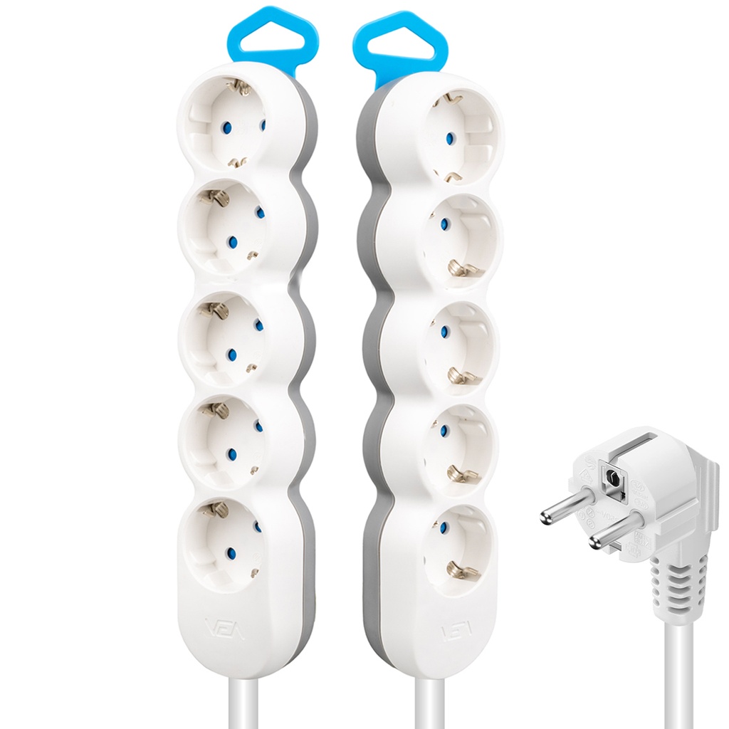 Beşli Grup Priz 1,5mt Vea VE-2S5N