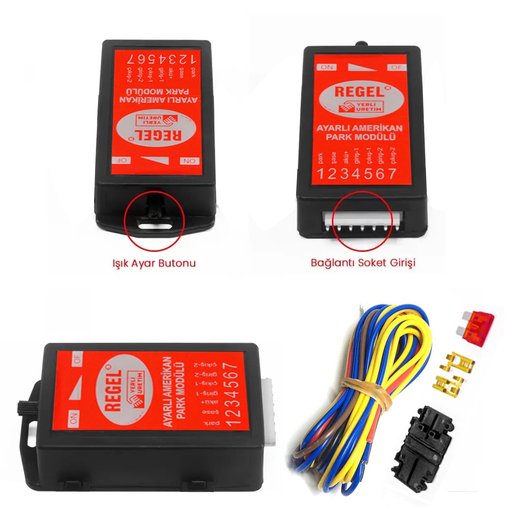 Amerikan Park Modülü Ayarlı Can-Bus Tüm Araçları Uyumlu Regel PK-6216  