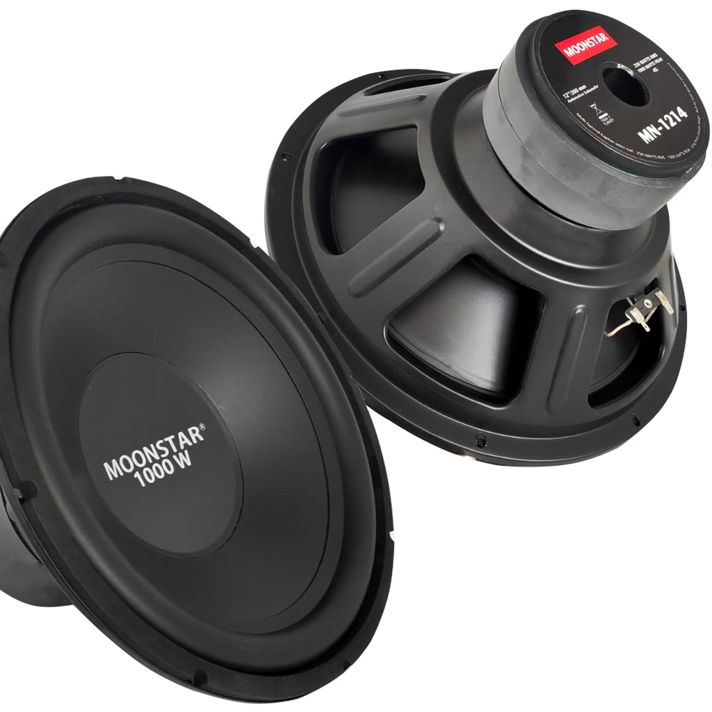 Oto Bass 30cm Subwoofer 1000w İnfinity Çift Magnet 250rms Moonstar MN-1214