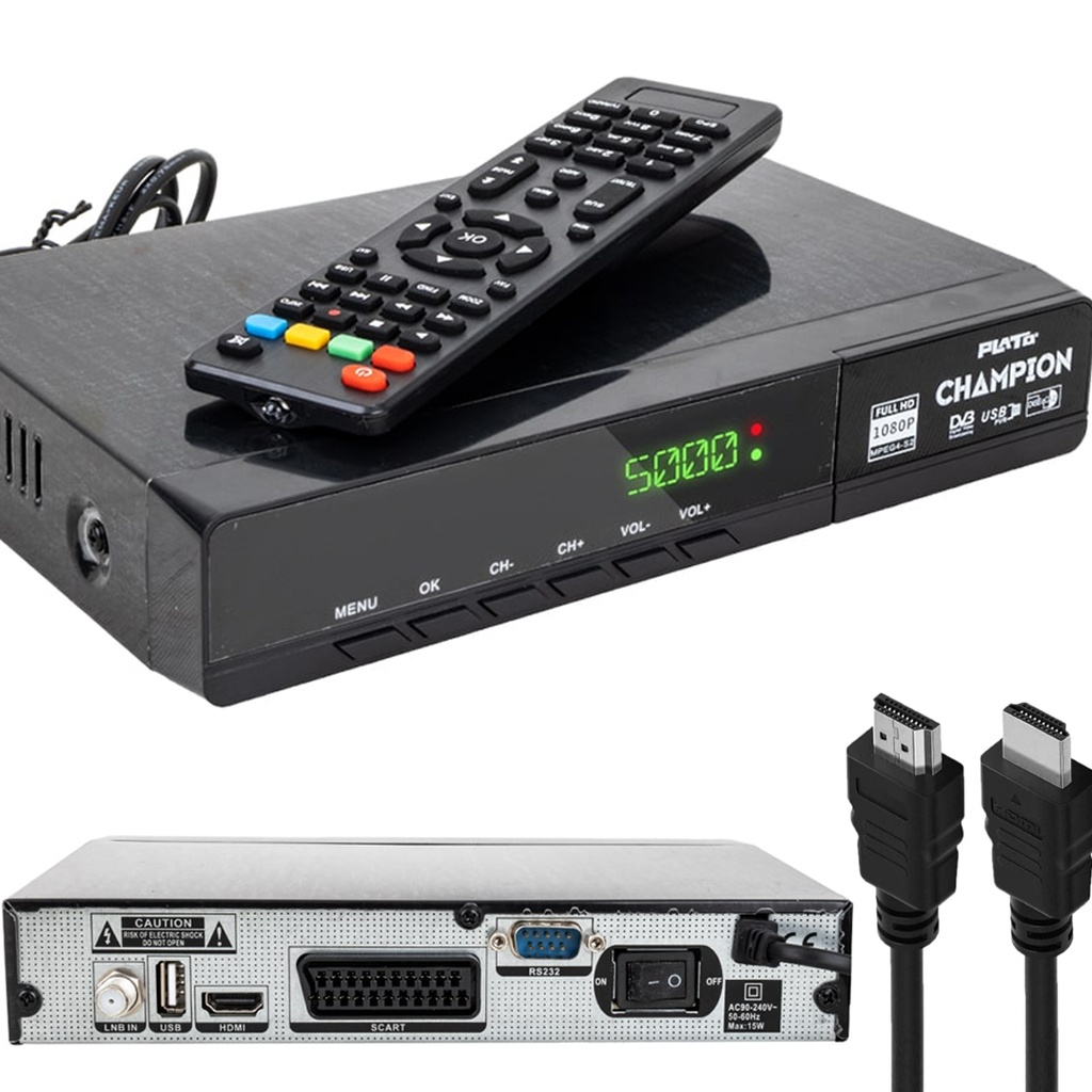 Full Hd Uydu Alıcı Kasalı Scartlı Champion CH-22989