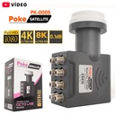 Sekizli Lnb Octo Yeni Nesil 0.1DB 5G 3D 4-8K Poke PK-0005