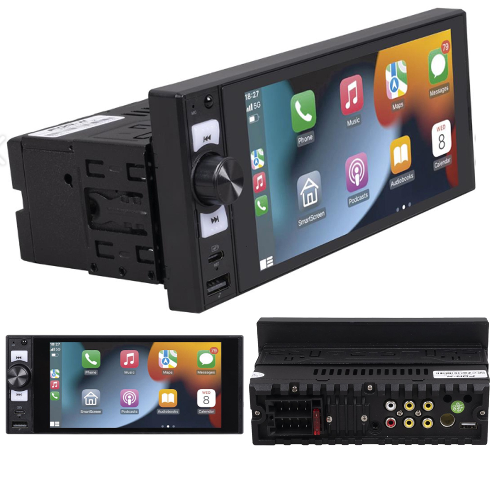 6'' Tek Din 4x60w BT 5.0 Type-C Şarj Carplay FOR-X X-431