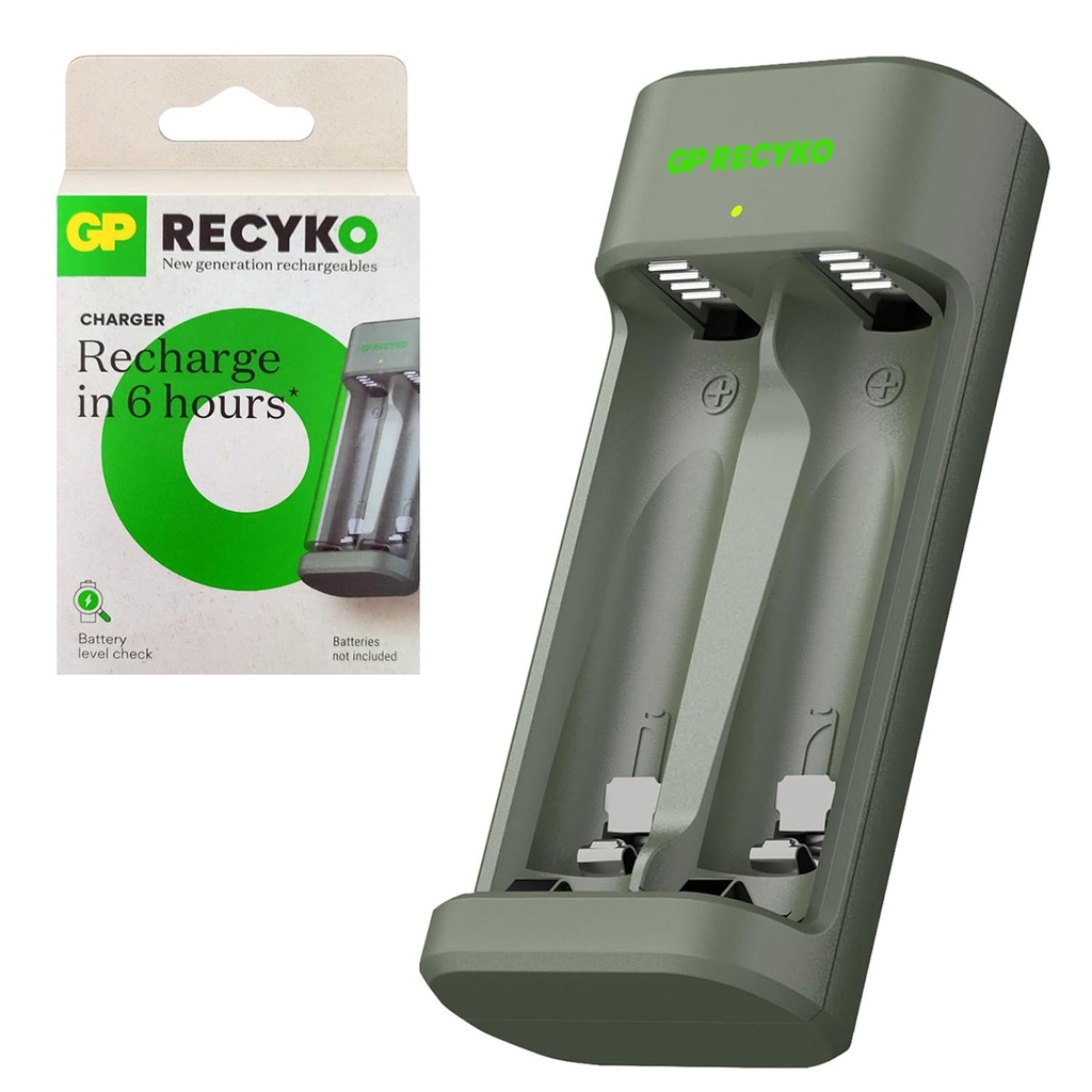 Pil Şarj Aleti İkili AA AAA Usb GP-E221