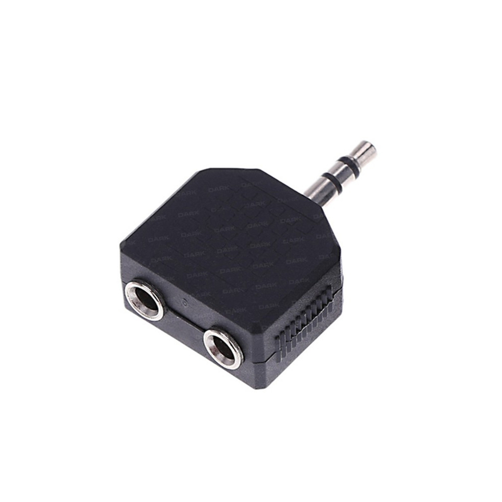 3.5mm Erkek to 2x 3.5mm Dişi Stereo Çevirici Adaptör PK-6317  Ç1