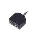 3.5mm Erkek to 2x 3.5mm Dişi Stereo Çevirici Adaptör PK-6317  Ç1