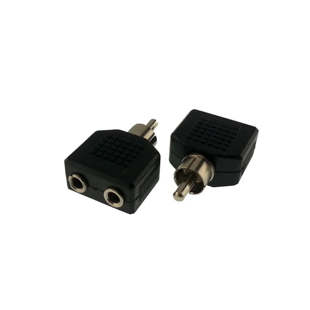 Rca Erkek to 2 3.5mm Dişi Stereo Çevirici Adaptör PK-6318  Ç1