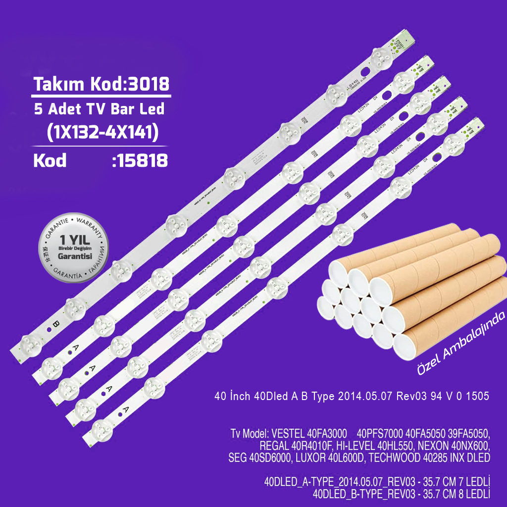40'' 40Dled A B Type 2014.05.07 Rev03 94 V 0 1505 5adet 5adet Tv Bar Led