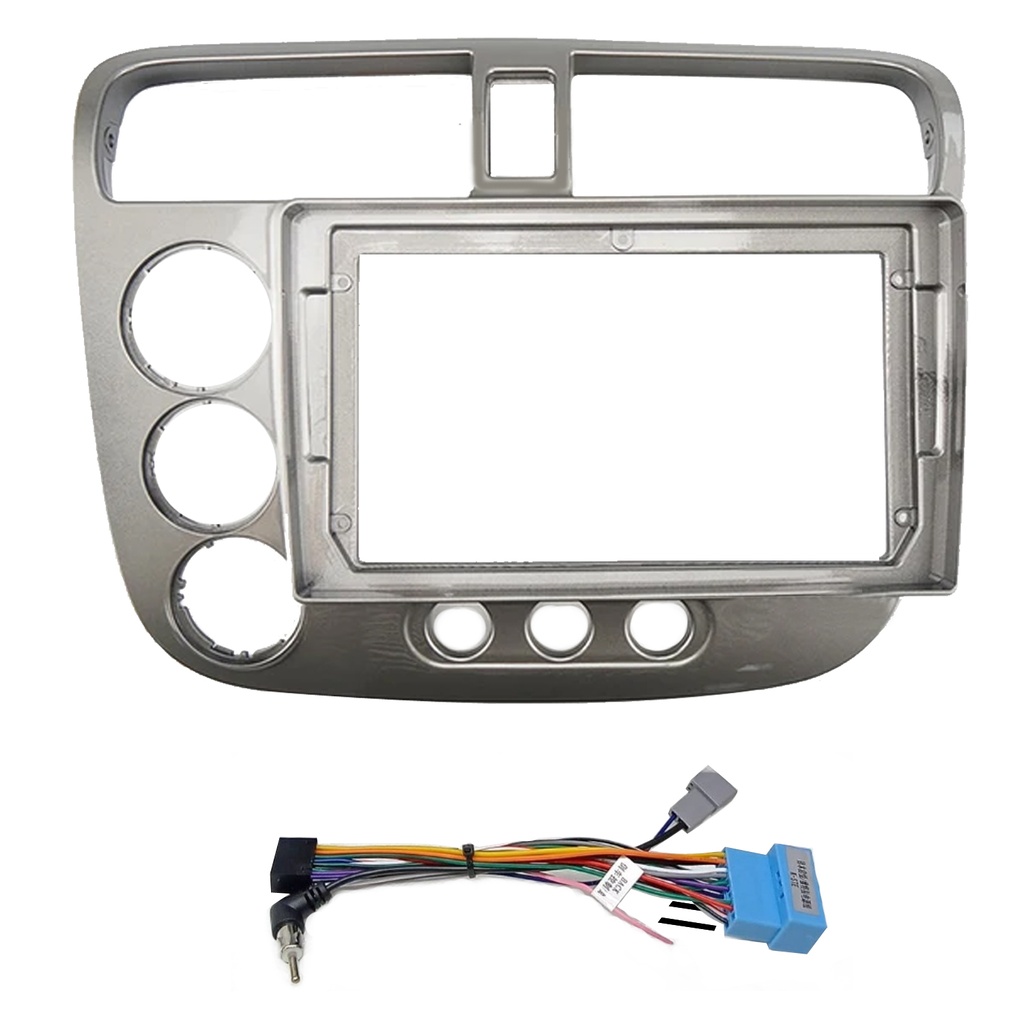 9'' Honda Civic C ES7 2002-2005 Silver Oto Tablet Çerçeve NV-0036 