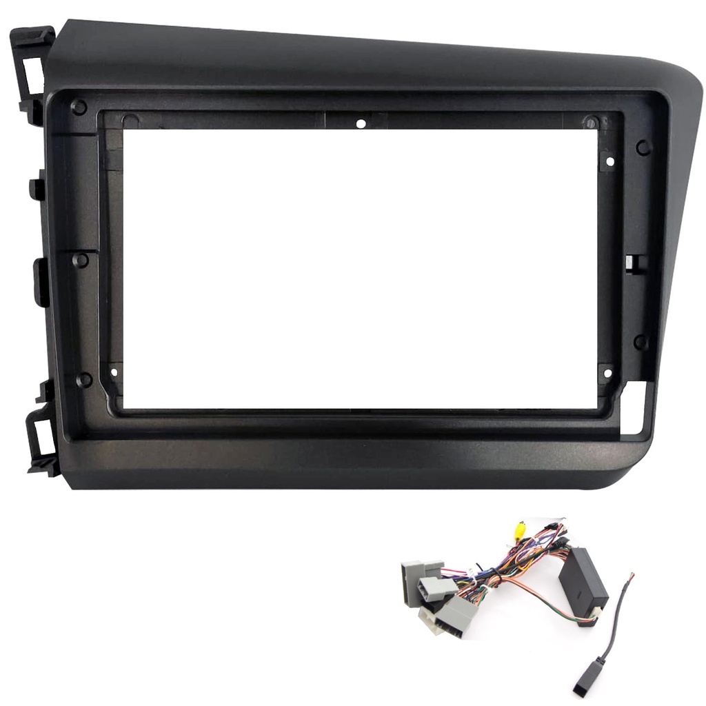 9'' Honda Civic FB7 2012-2015 Koyu Gri Oto Tablet Çerçeve TAC-051