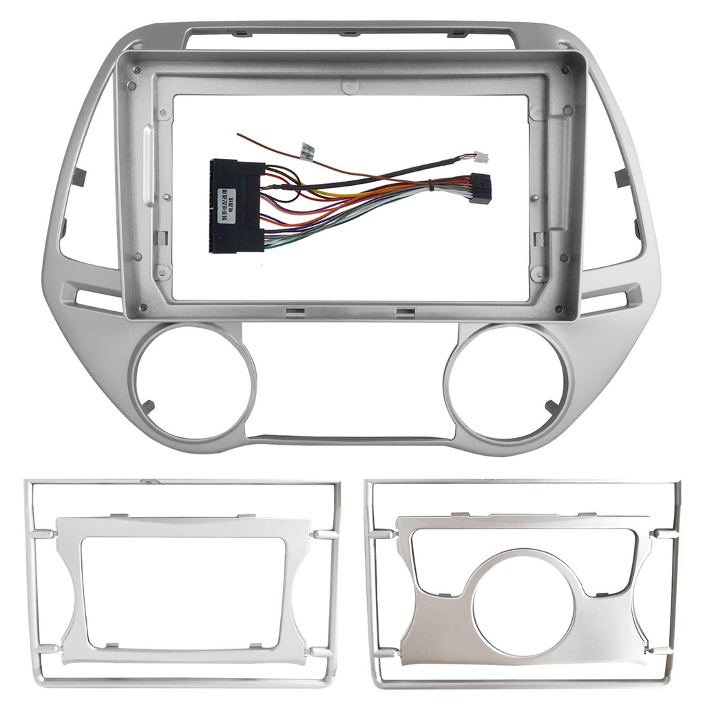 9'' Hyundai i20 Digital A/C Manuel AC 2008-2012 Oto Tablet Çerçeve NV-0040 - RS-0619