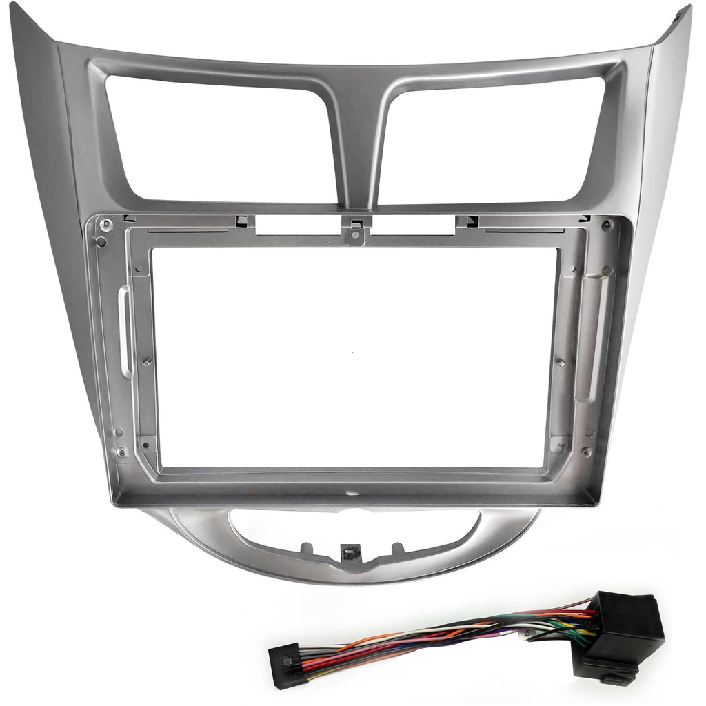 9'' Hyundai Accent Blue 2011-2016 Silver Oto Tablet Çerçeve NV-0043