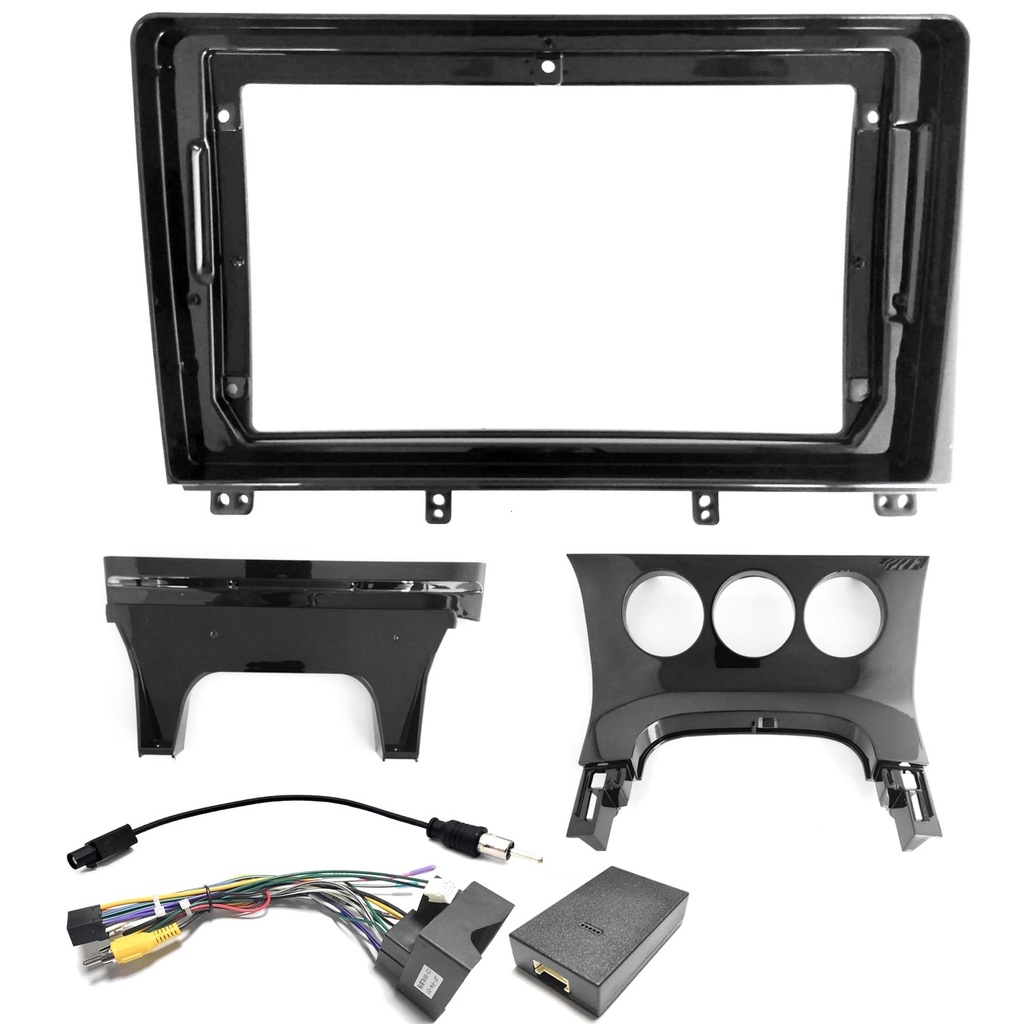 9'' Peugeot 3008/5008 Auto AC 2013+ Piano Black Oto Tablet Çerçeve NV-0079