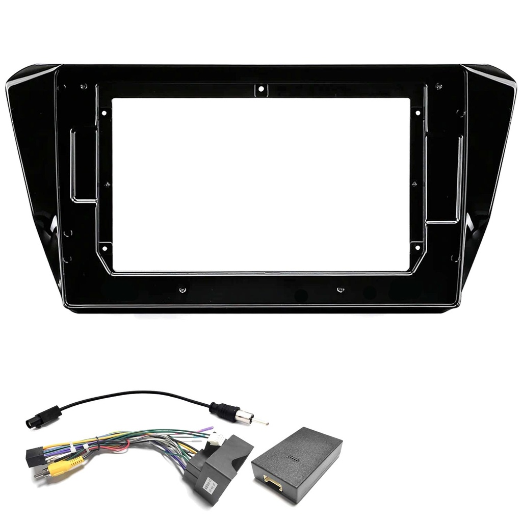 10.1'' Skoda Süperb 2015-2018 Piano Black Oto Tablet Çerçeve TAC-181