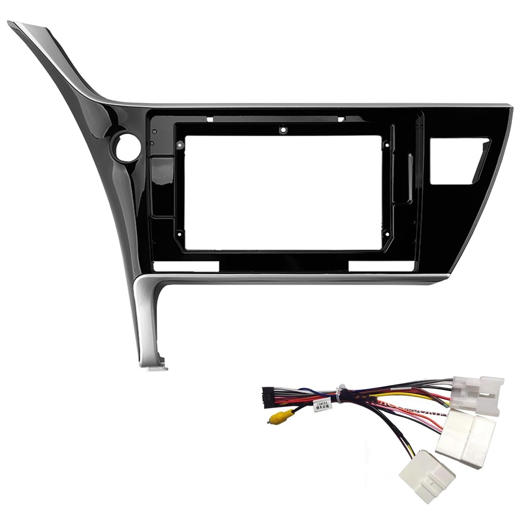 10.1'' Toyota Corolla Auris 2017+ Piano Black Oto Tablet Çerçeve TAC-283F