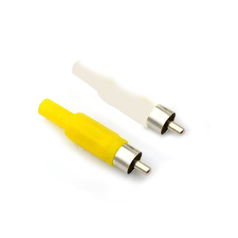 RCA Fiş Erkek Sarı Beyaz 2 Adet PK-6464