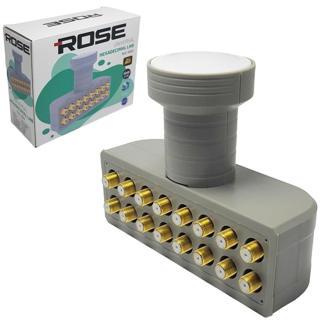 16'lı Lnb Xexadecimal 0.1DB 4K Rose RLE-1600  R37