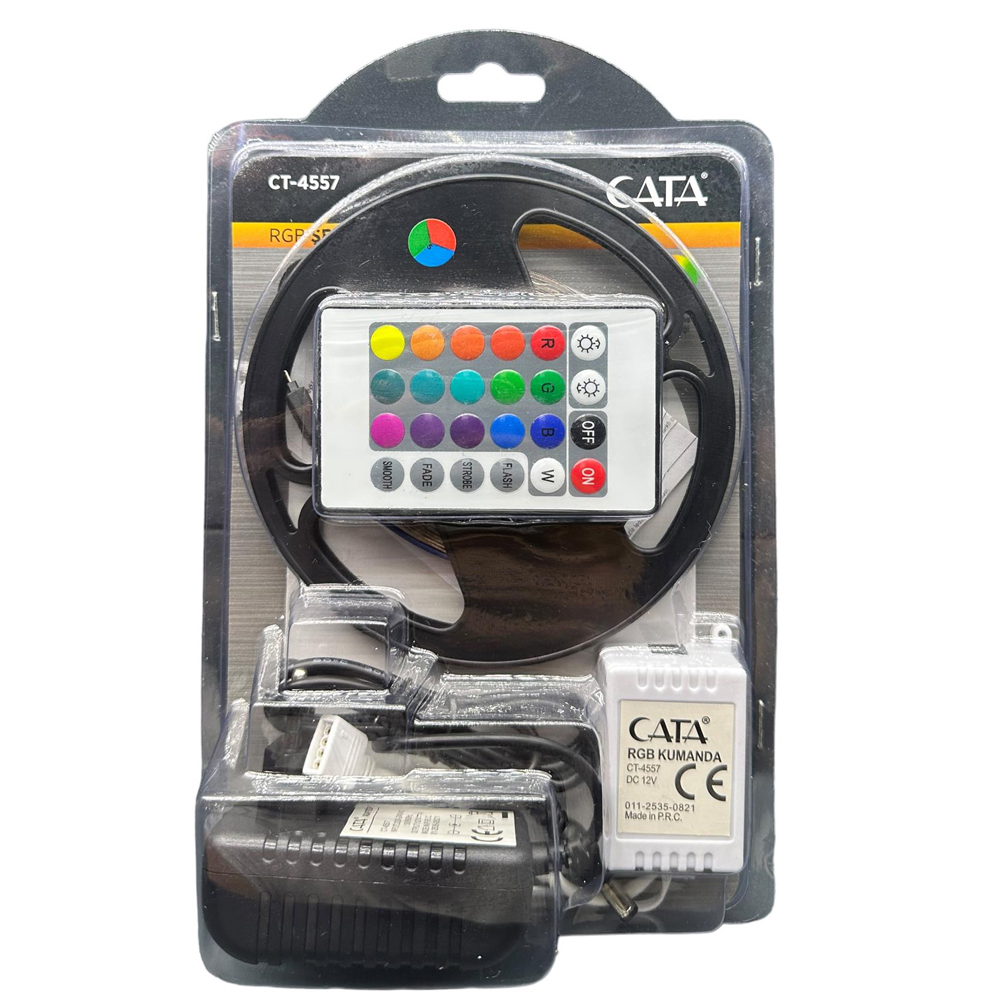 Şerit Led RGB Tak Kullan 5mt Cata CT-4557