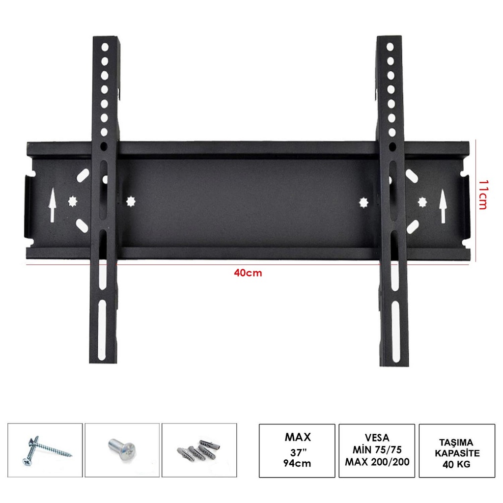 37-42'' 94-106 cm Lcd Askı Aparat Sabit Ufix 4011S R6