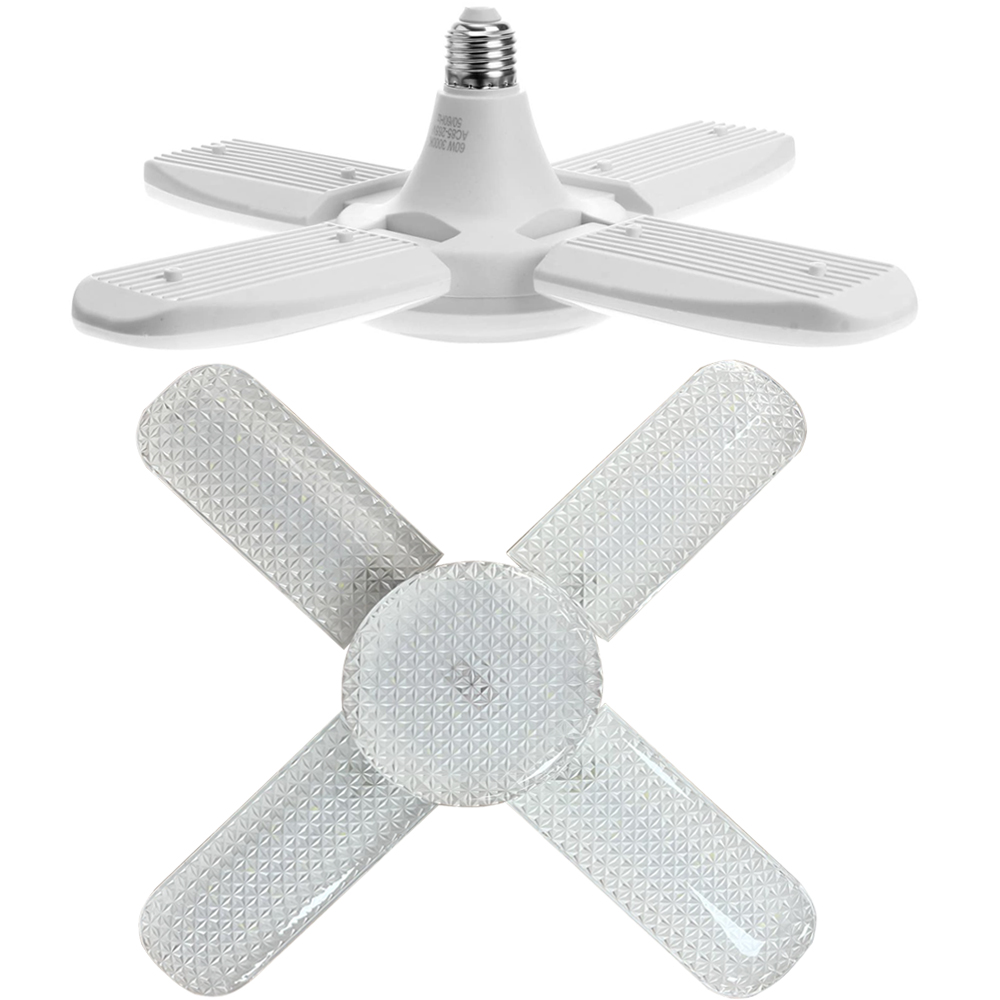 Pervane Kristal Led Lamba Dört Kanatlı 4+1 60w 220v 6000lm Volemi