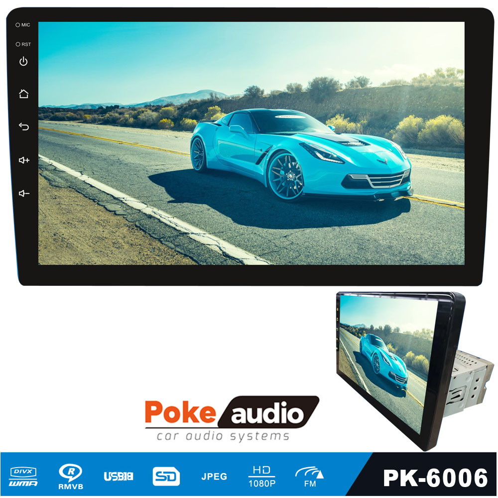 9'' Tofaş Tek Din Teyp 4x50w Bt Usb Mirorlink Poke Pk-6006 